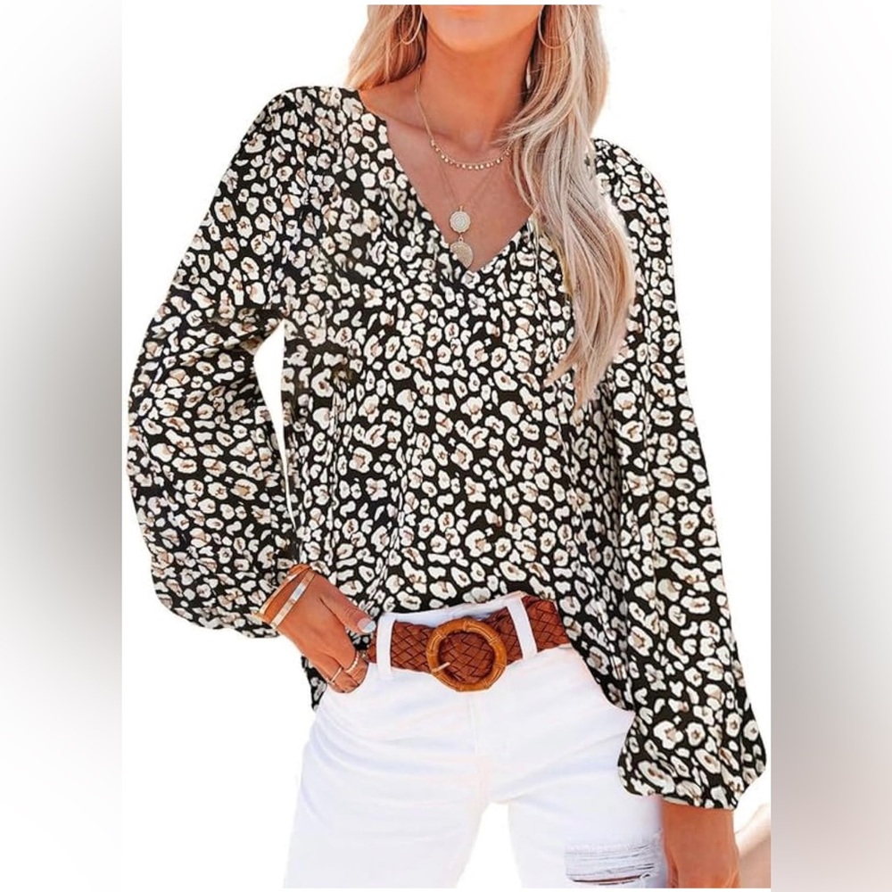 Women’s Leopard Blouse